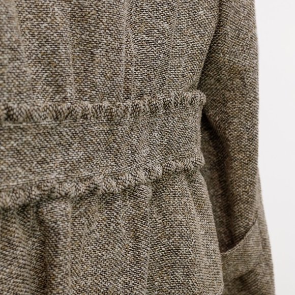 Valentino Brown Tweed Ruffle Jacket - Picture 7 of 10